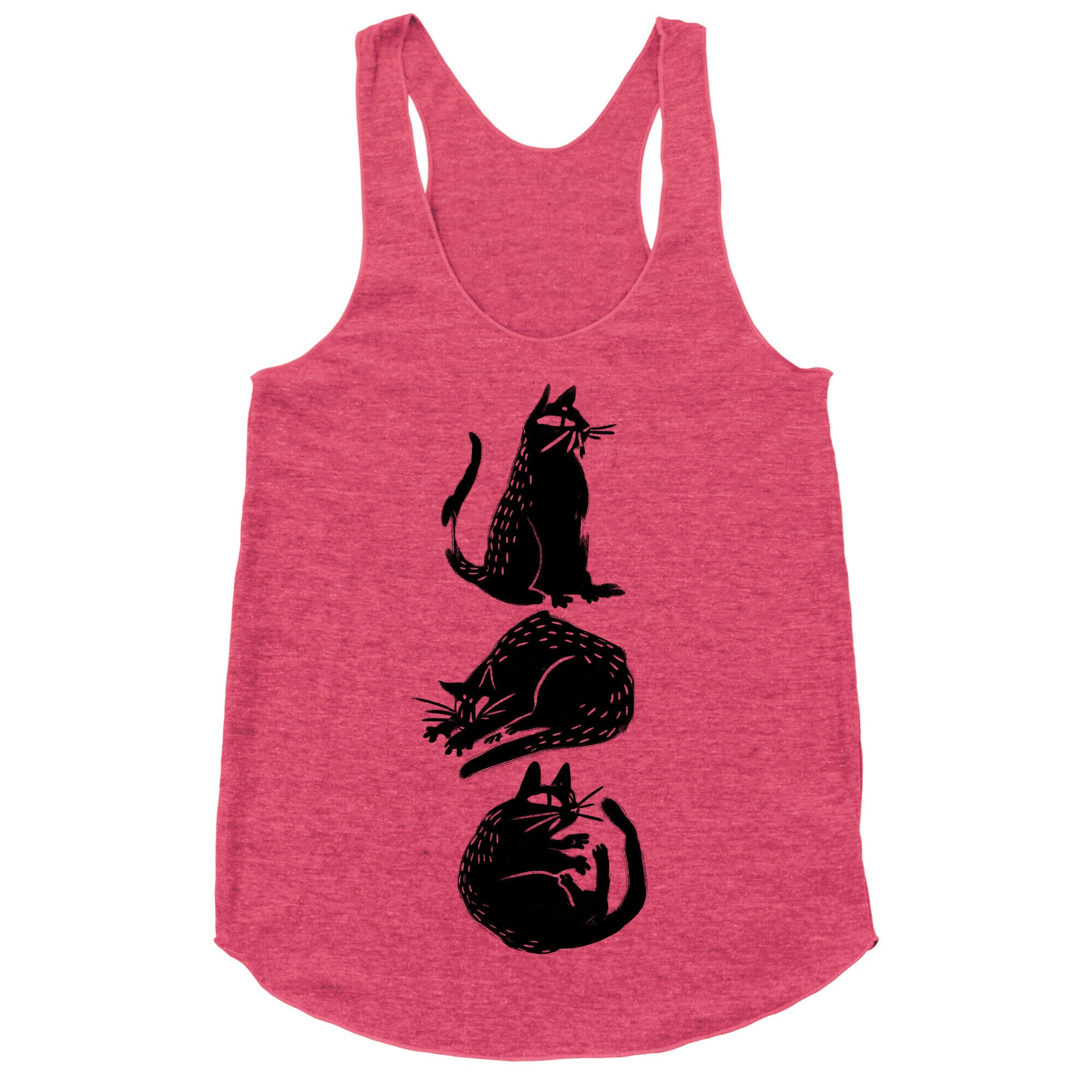 Cat Shapes Racerback Tank